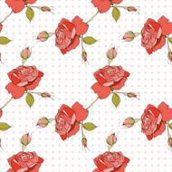 rose seamless pattern N18