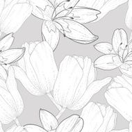 floral seamless pattern N603