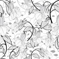 floral seamless pattern N604