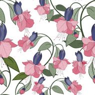 floral seamless pattern N605