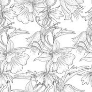 floral seamless pattern N606