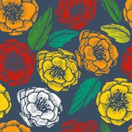 Vector seamless floral pattern N290