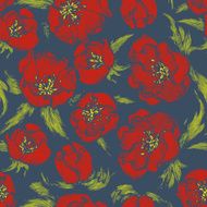 Vector seamless floral pattern N291