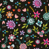 Floral cute seamless pattern N15