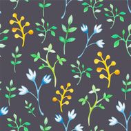Floral Watercolor seamless pattern N13