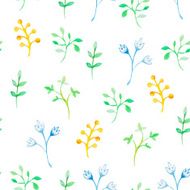 Floral Watercolor seamless pattern N14