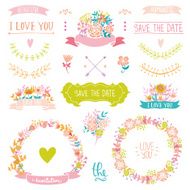 Wedding vintage elements N28