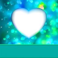 Blue abstract romantic with stars EPS 8
