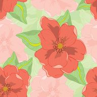 Oleander seamless pattern N2