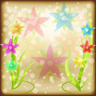 Background with flowers N27