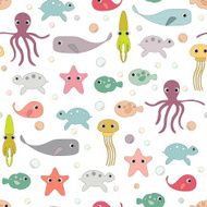 Marine seamless pattern N8