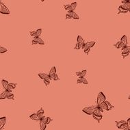Butterflies Seamless Pattern N15