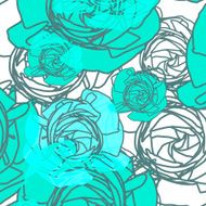 Flower pattern seamless Eps 10 N7