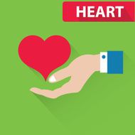 Heart concept vector N2