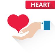 Heart concept vector N3