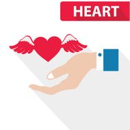 Heart concept vector N4