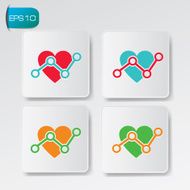 Heart Analysis symbol vector