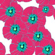 Flower pattern seamless Eps 10 N15