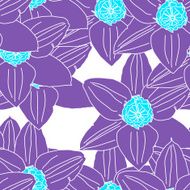 Flower pattern seamless Eps 10 N27