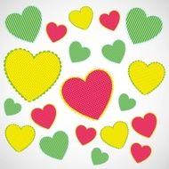 background of hearts N7