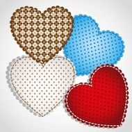 background of hearts N8