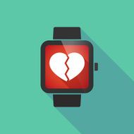 Smart watch with a heart