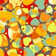 Beautiful colorful heart shape background EPS 8 N2