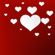 Heart for Valentines Day Background EPS10