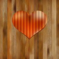 Heart shaped Valentines Day symbol EPS8