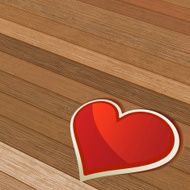 Valentines Day background with heart EPS8