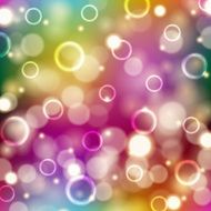 Festive background with bubbles bokeh N2