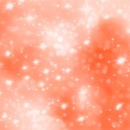 Orange abstract romantic with stars EPS 8