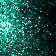 Amazing design on green glittering