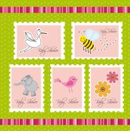 baby shower postage