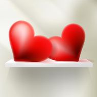 Valentines day card background EPS 10