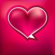 Heart shaped vector bubbles EPS8 N3