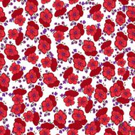 Poppy flower pattern N3