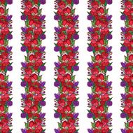 Poppy flower pattern N4
