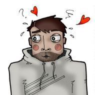 Shy boy falling in love