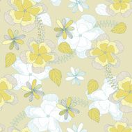 lovely flowers seamless background N3