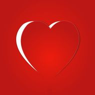 Heart Cutout Card with Texture