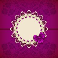 Elegant vector template for luxury invitation card N43