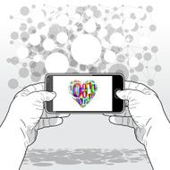SmartPhone Digital Love view