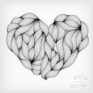 Heart Elements for design EPS10 Vector background