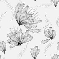 floral seamless pattern N608