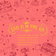 Hand drawn love symbols N49