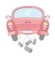 pink car