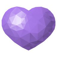 Polygon heart shape N2