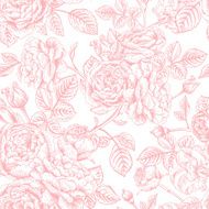 Seamless pattern with roses N92