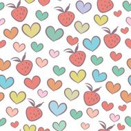 Seamless pattern with hearts N86